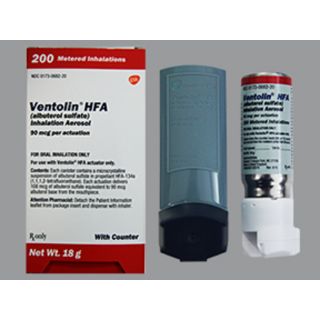 VENTOLIN HFA 90MCG 18GM
