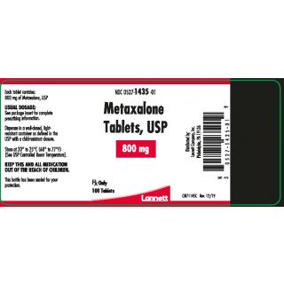 METAXALONE 800MG TAB 100