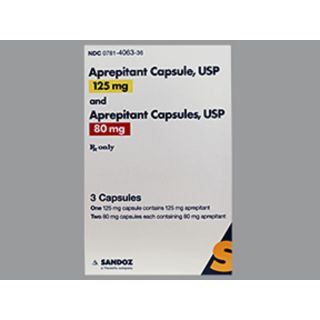 APREPITANT 125-80 MG KIT UD