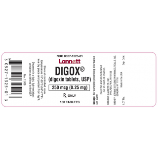 DIGOXIN 0.25 MG TAB 1000