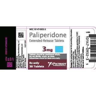 PALIPERIDONE 3MG ER TAB