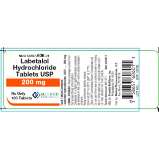 LABETALOL HCL 200 MG TABLET 100CT