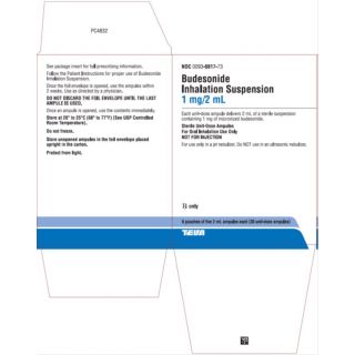 BUDESONIDE INH 1MG/2ML AMP 6X5X2 ML UP