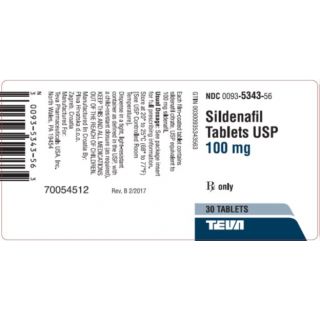 SILDENAFIL CITRATE 100MG TAB 30