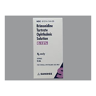 BRIMONIDINE TARTRATE 0.15% OPH SOL 10 ML
