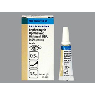 ERYTHROMYCIN 0.5% OPTH OINT 3.5 GM