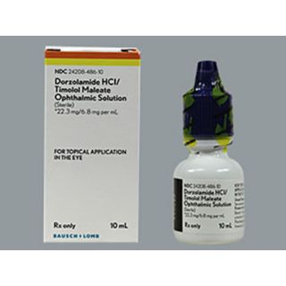 DORZOLAMIDE-TIMOLOL 2-0.5% OPH SOL 10 ML