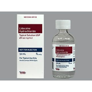 LIDOCAINE HCL 4% TOPICAL SOL 50 ML