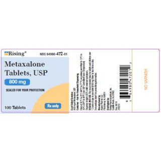 METAXALONE 800 MG TAB 100