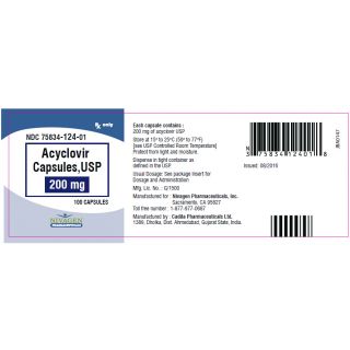 ACYCLOVIR 200MG CAP 100