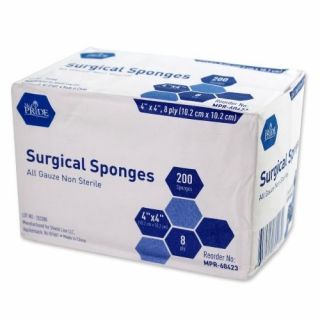 GAUZE SPONGE - N/S - 4X4 -  8 PLY - 200/BOX
